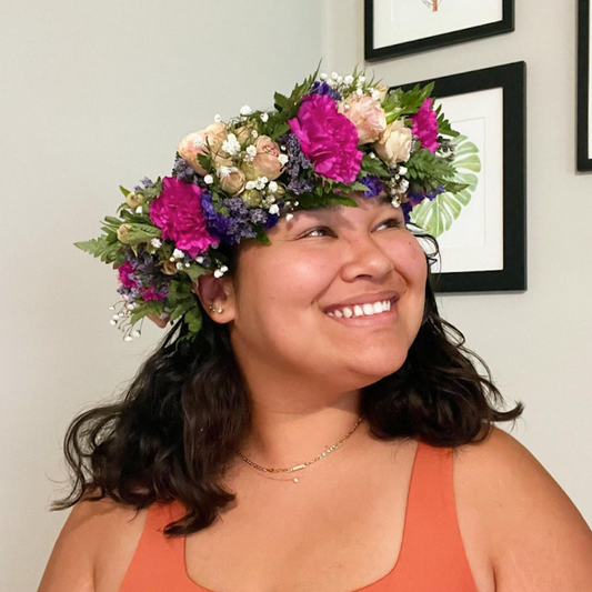 Flower Crown Lei Po'o